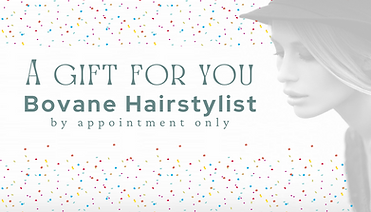 hair bovane hairstylist gift card birthday anniversary valentines day christmas