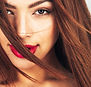 Woman with Red Lipstick